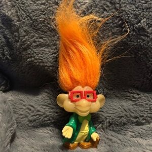 😉Bundle Days😉 Vintage 1993 Burger King I.Q. Russ Berrie Troll Doll Scientist
